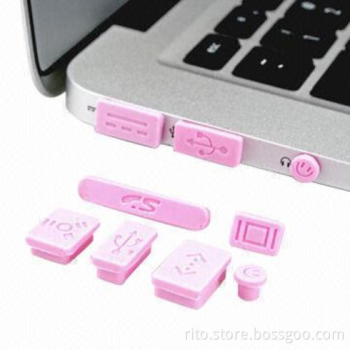New Pink Color Dust-proof Plug for Mac Pro 13", with Retina Display